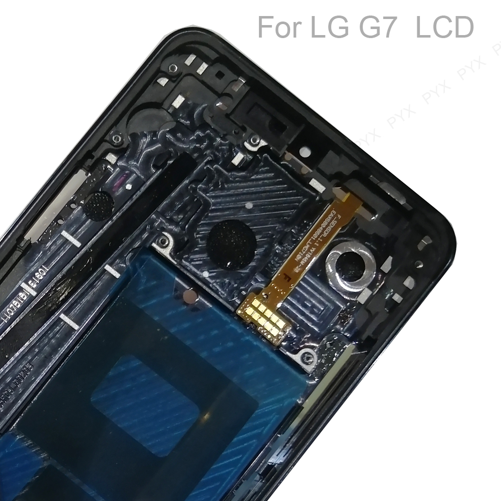 Ori.tested 6.1” For LG G7 ThinQ LCD Touch Screen Digitizer Assembly For LG G7 G710EMW Display with Frame Replacement G7+Lcd. 