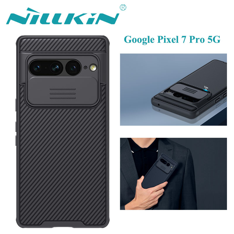 For Google Pixel 7 Pro 5G Case Camshield Slide Camera Protection Back Cover pixel7 Casing