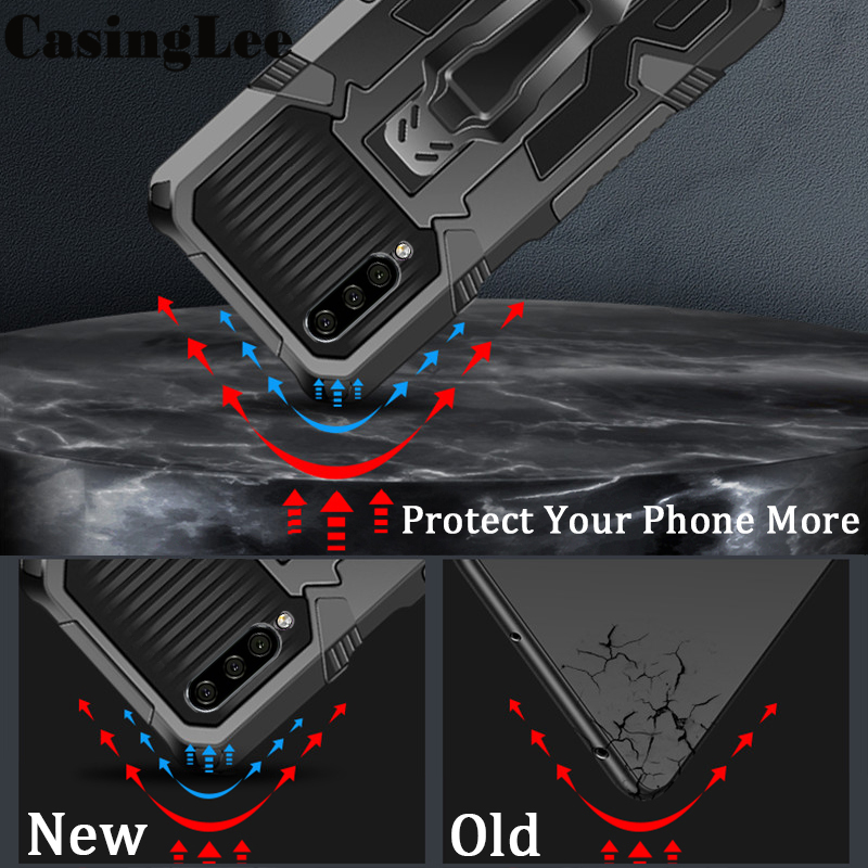 Protect Cover For Samsung Galaxy A70 Case Shockproof Armor Stand case with Metal Clip Back cover Samsung A70 Back Cover Mountaineering Phone Cases. 