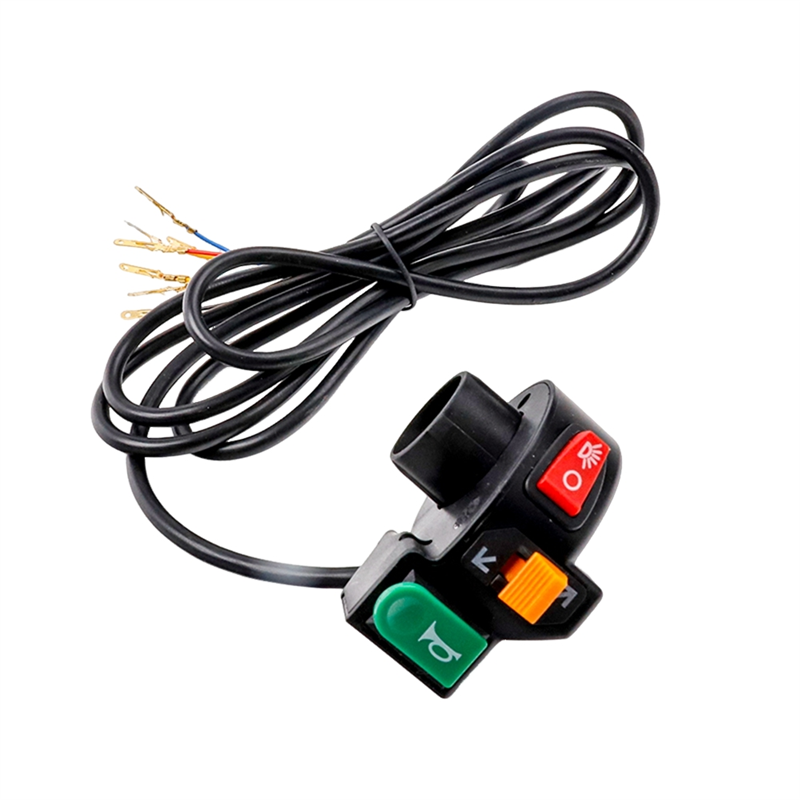 Electric Scooter Handle Switch Turn Light Horn Light Control Switch 3-In-1 Switch for Citycoco Easy to Use