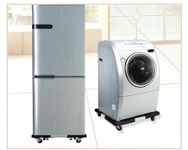 Washing Machine & Refrigerator Movable Base Moving Tool Fridge Stand. 