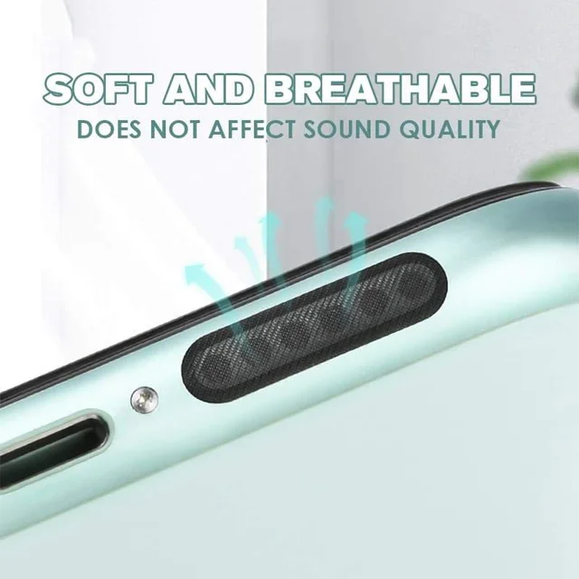 Universal Anti-Dust Proof Mesh Stickers for iPhone & Samsung - Mobile Phone Speaker Protector. 