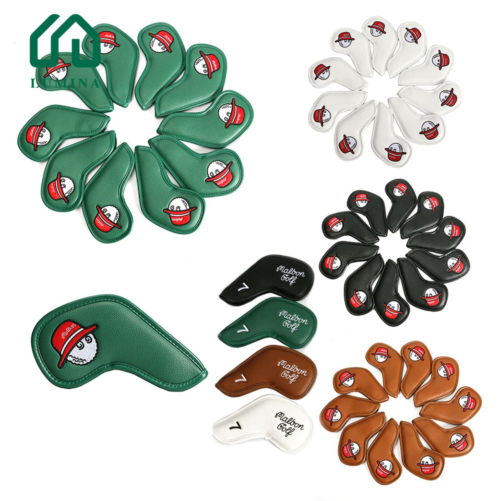 Lumina Golf Club Cover Delicate Embroidery Solid Color Golf Iron Head Cover. 