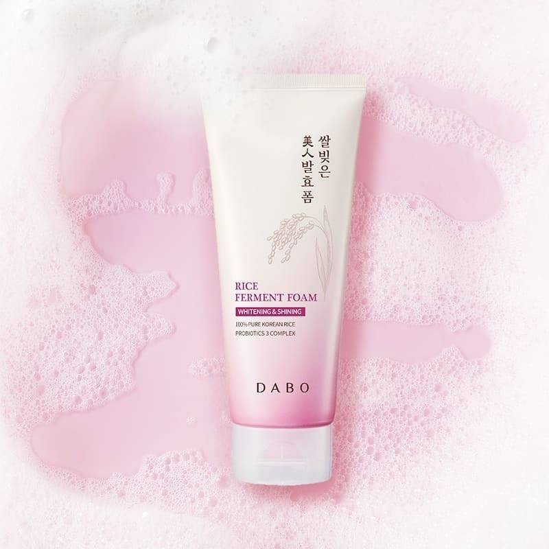 DABO Rice Whitening & Shining Ferment Foam Cleansing 100ml. 