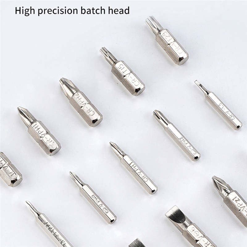 42-In-1 Ratchet Combination Screwdriver Set Vertical and Horizontal Ratchet Household Precision Maintenance Tools Easy to Use. 
