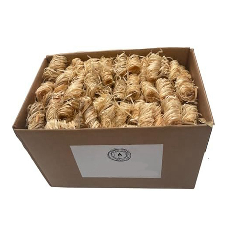TWEXQNY 40X Natural Firelighters for Wood Burners, Fire , Firelighter for Stove, Bbq Cooking,Natural Wood Wool