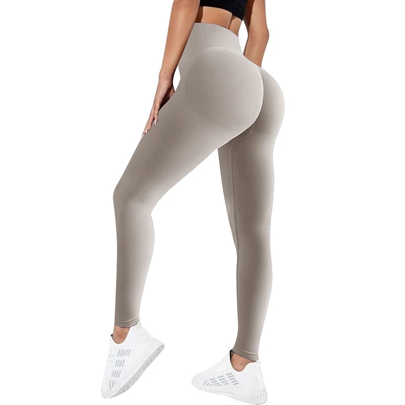 Yoga Bra Women's Cropped Top U Neck Sports Bra Solid Seamless Padded Fitness Female Top For Woman Running Workout Underwear