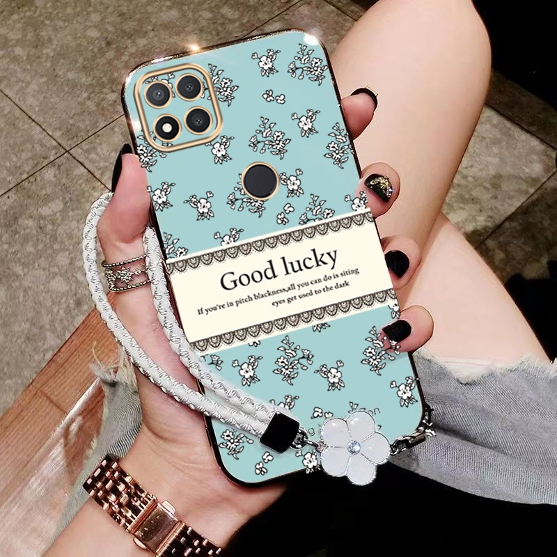 Casing redmi 9c redmi 10a xiaomi redmi 9c phone case Softcase Electroplated silicone shockproof Protector Smooth Cover new design  aesthetic luxury Retro Bracelet for girl DDXYBH01. 