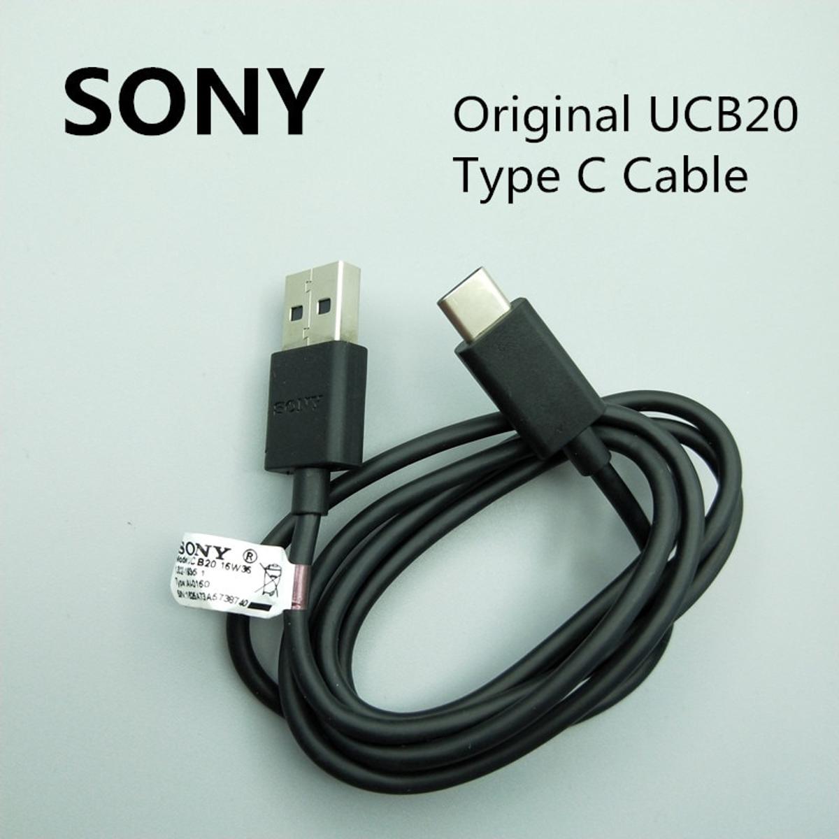 Sony Type C Cable Fast charging UCB20 USB c Type-C Data Line 100cm For Xperia X/XZ/XZ1/XZ2 Premium/XZs/XA1 Ultra Plus