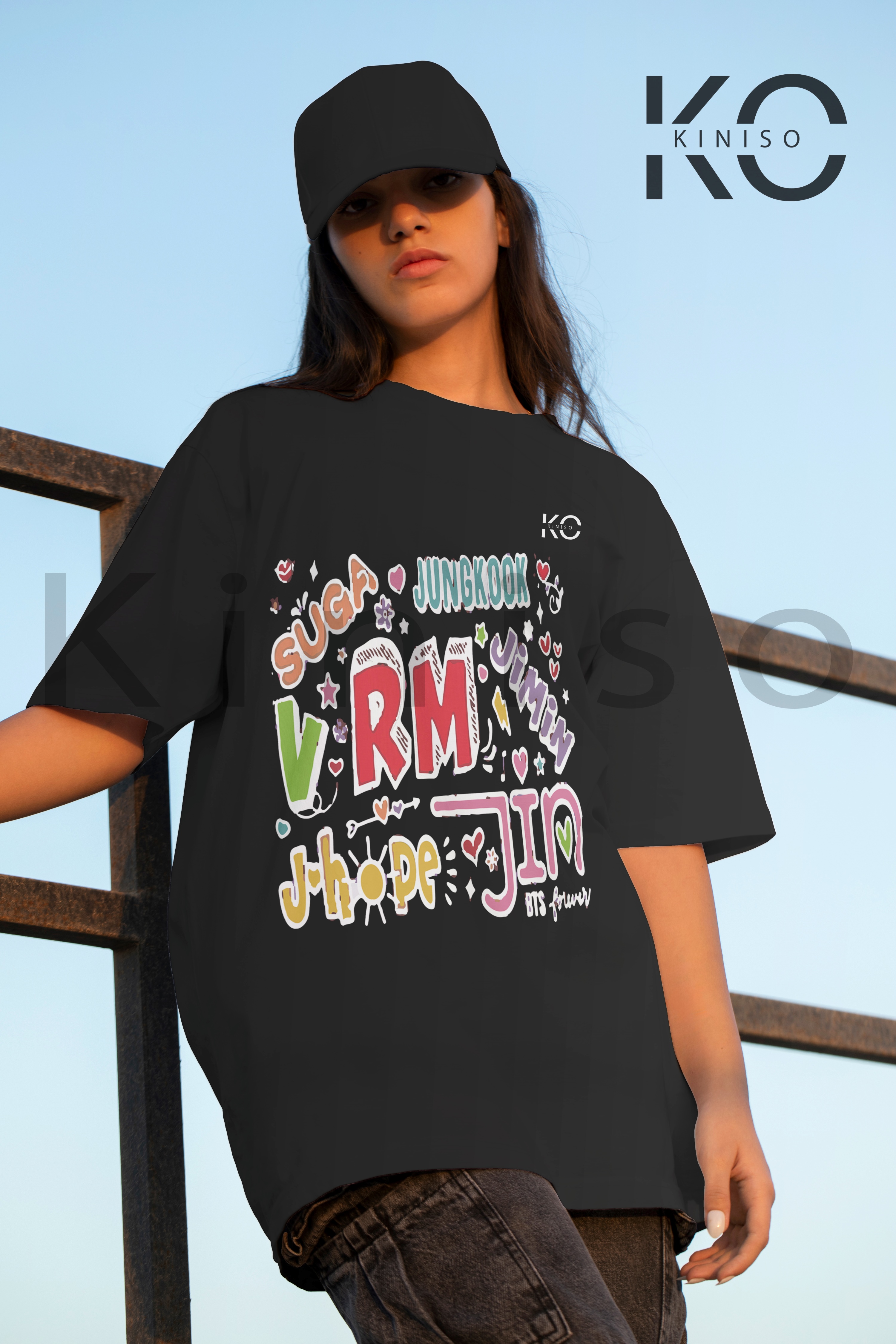 BTS Tshirt - BTS Members Name- Bangtan t shirt for Women in Bangladesh By Kiniso