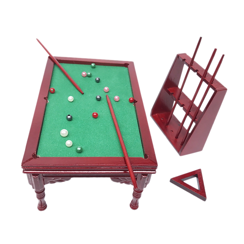 Jdxhlau 1 12 Dollhouse Mini Mahogany Color Pool Table Set Model Miniatures Accessories At Best S In Desh Daraz Com Bd Jdxhlau 1 12 Dollhouse Mini Mahogany, What Is The Best Color For A Pool Table