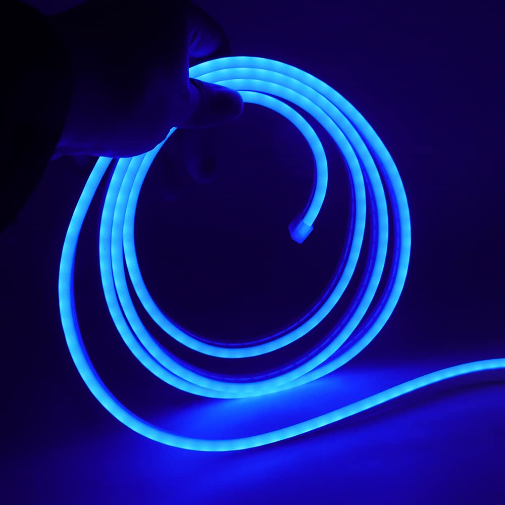 3 feet Neon Light Strip DC12V Flexible DIY LED SMD 2835 120LEDs/M IP67 Waterproof DIY Light Home Decoration. 