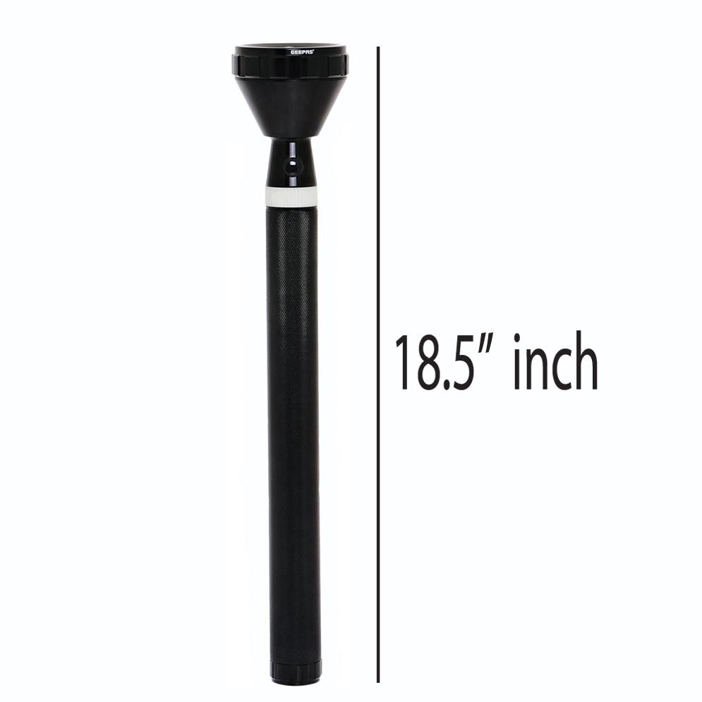 Geepas GFL4653 Rechargeable LED Flashlight.