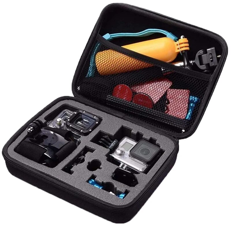 Storage Bag Shockproof Safe box Portable Carrying Case for GoPro Hero 12 11 10 9 8 7 5 SJCAM AKASO DJI Action Camera Accessories. 