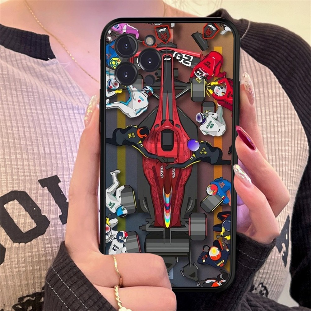 Formula 1 Racing F1 Phone Case Silicone Soft for iphone 15 14 13 12 11 Pro Mini XS MAX 8 7 6 Plus X XS XR Cover. 