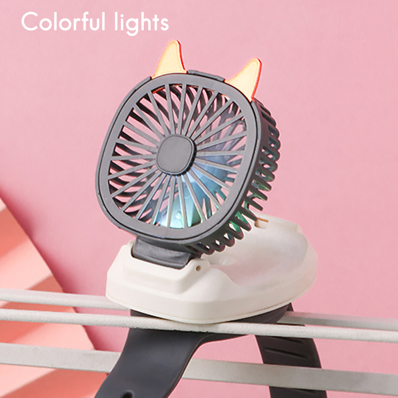 Summer Cute Fruit Mini Watch Small Fan Silent Portable Usb Charging Fan