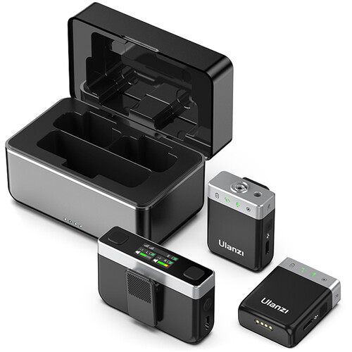 Ulanzi AM18 U-Mic 2-Person Wireless Microphone System for Cameras and Mobile Devices (2.4 GHz). 