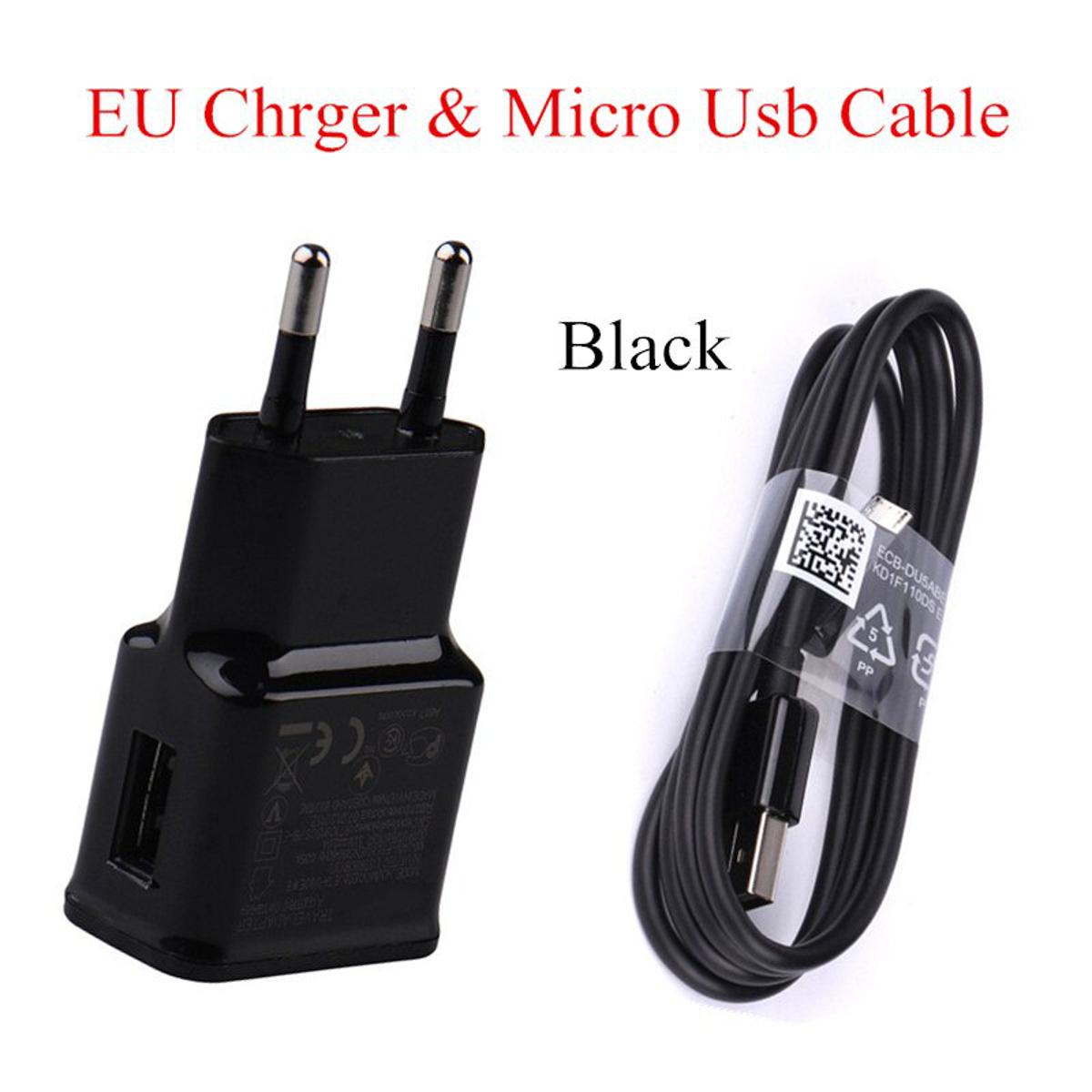 【happy one】Samsung Galaxy J1 J3 J5 J7 A3 A5 A7 2021 2021 S5 S6 S7 Edge S8 Phone Charger Adapter 5V 2A Fast charger cable