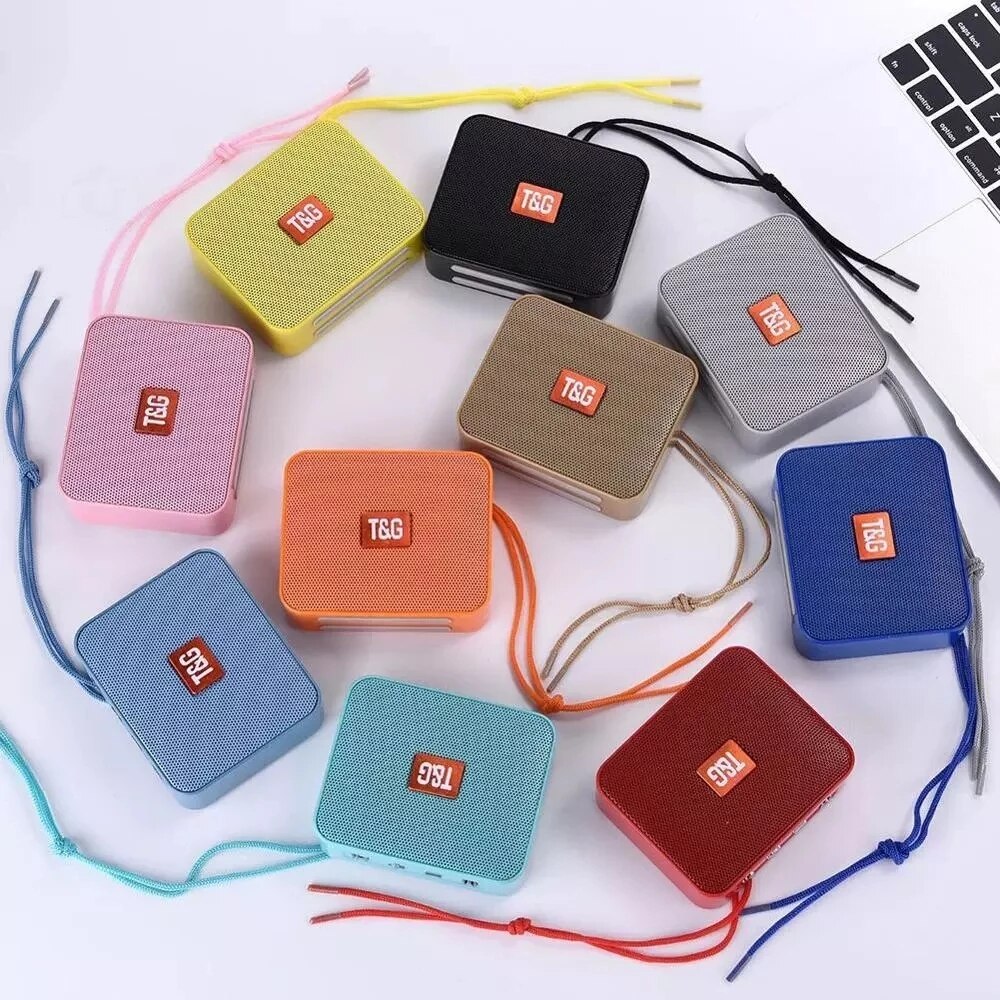 Mini Portable TG166 Bluetooth Speaker Wireless Music Subwoofer USB Speakers 3D Stereo Surround Portable Speaker Column Bass Box. 