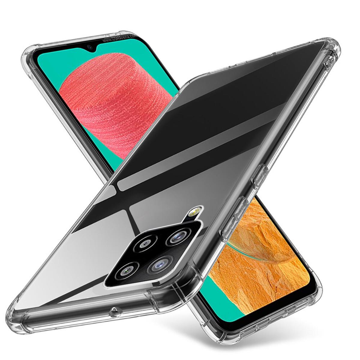 【Lejia】For Samsung Galaxy M33 protective case transparent bumper Samsung M33 shockproof cover F Undas cover phone case