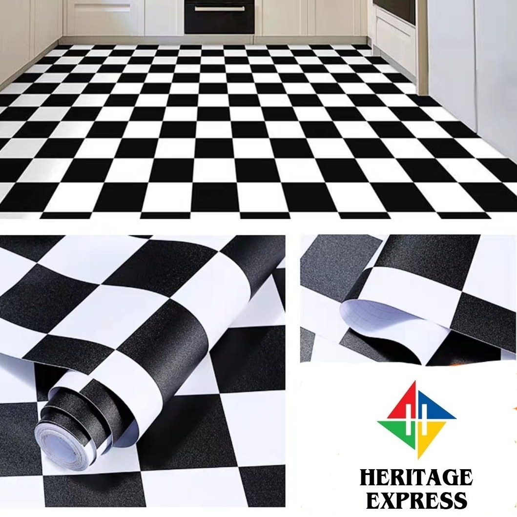Non-slip Floor Stickers PVC Floormat waterproof & wear-resistant Nonslip products ( self-adhesive ) 30 sqf - Minimalistic Sophistication