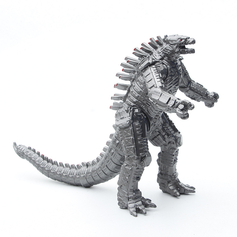 Mechanical Godzilla Anime Handmade Model Enamel Doll Monster Toy Simulation Dinosaur Quitola Ornament. 