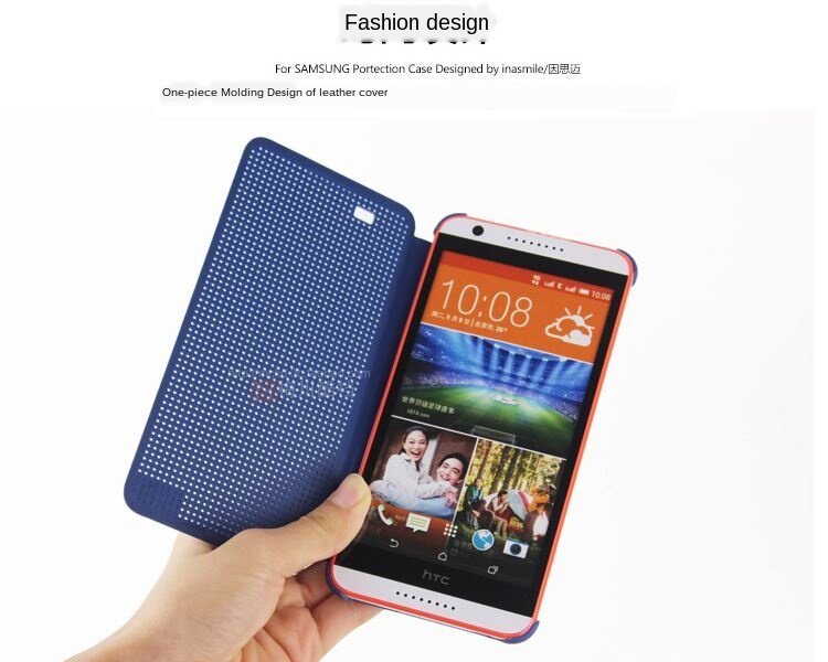 For HTC One E8 Silicone Cover Dot Sleep Wake View Shockproof Silicon Phone Case For HTC One E8. 
