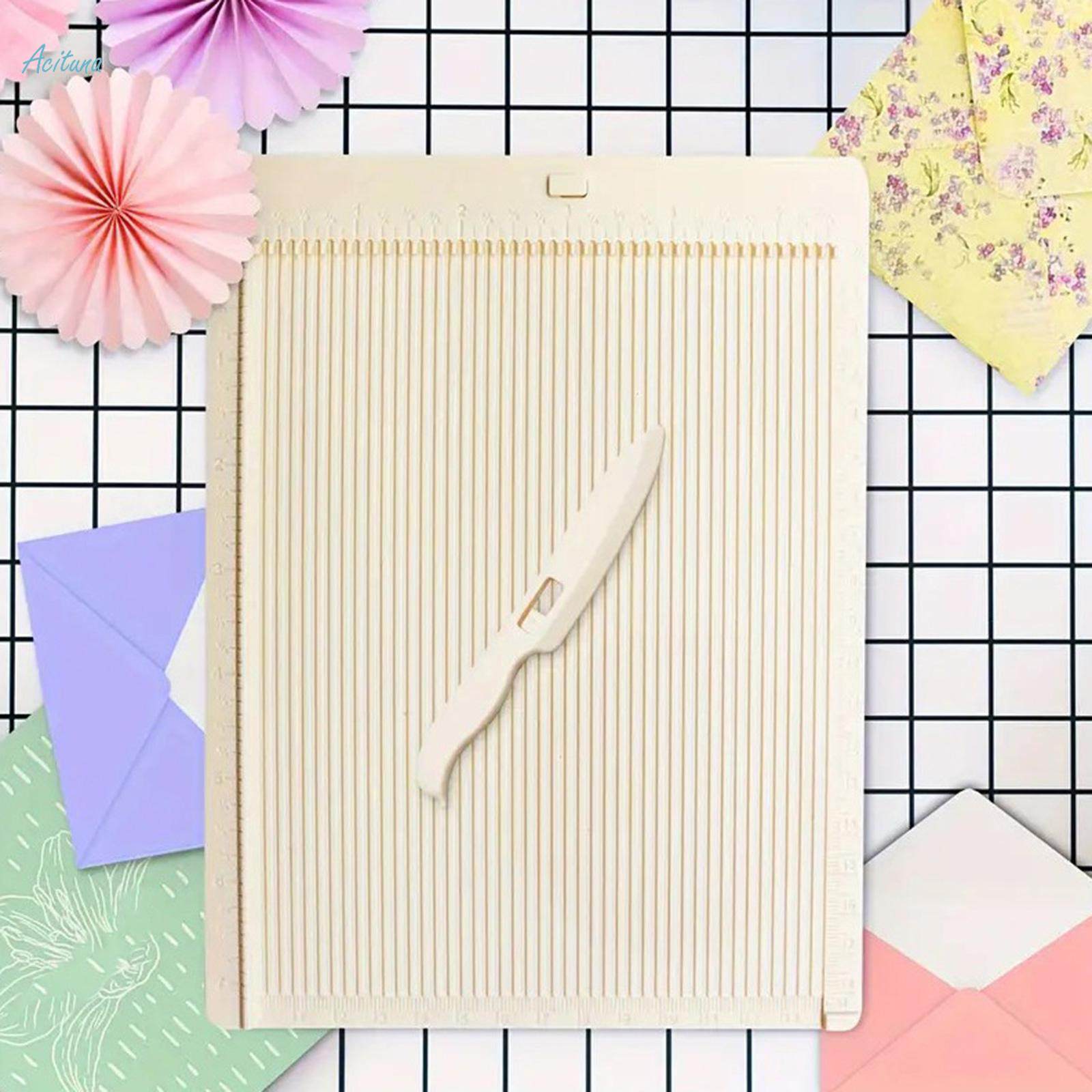 Score Board Set DIY Paper Punch Decorative Envelope Maker Score and Fold Tool for Journaling. 