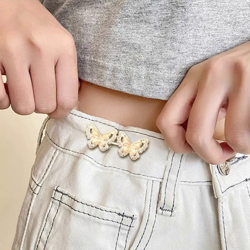 Jeans Waist Snaps Button Waist Tightening Tool No Sewing Waist Adjustment Modification Fixed Button Set Chinese Knot Button. 