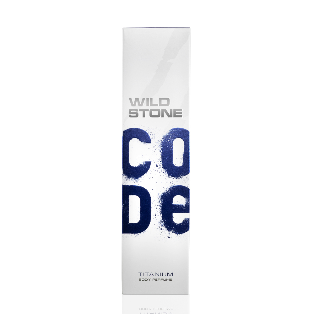 Wild Stone Code Titanium Body Perfume for Men - (120ml). 