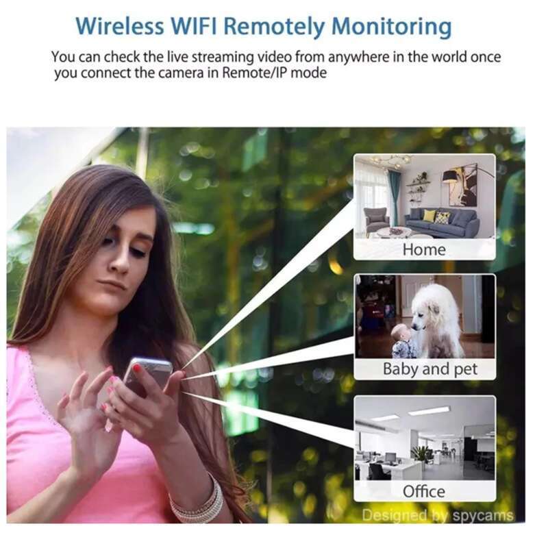 KEBIDU Mini Camera 1080P High Definition WIFI Surveillance Security Night Vision Motion Detect Camcorder Baby Monitor Wireless. 