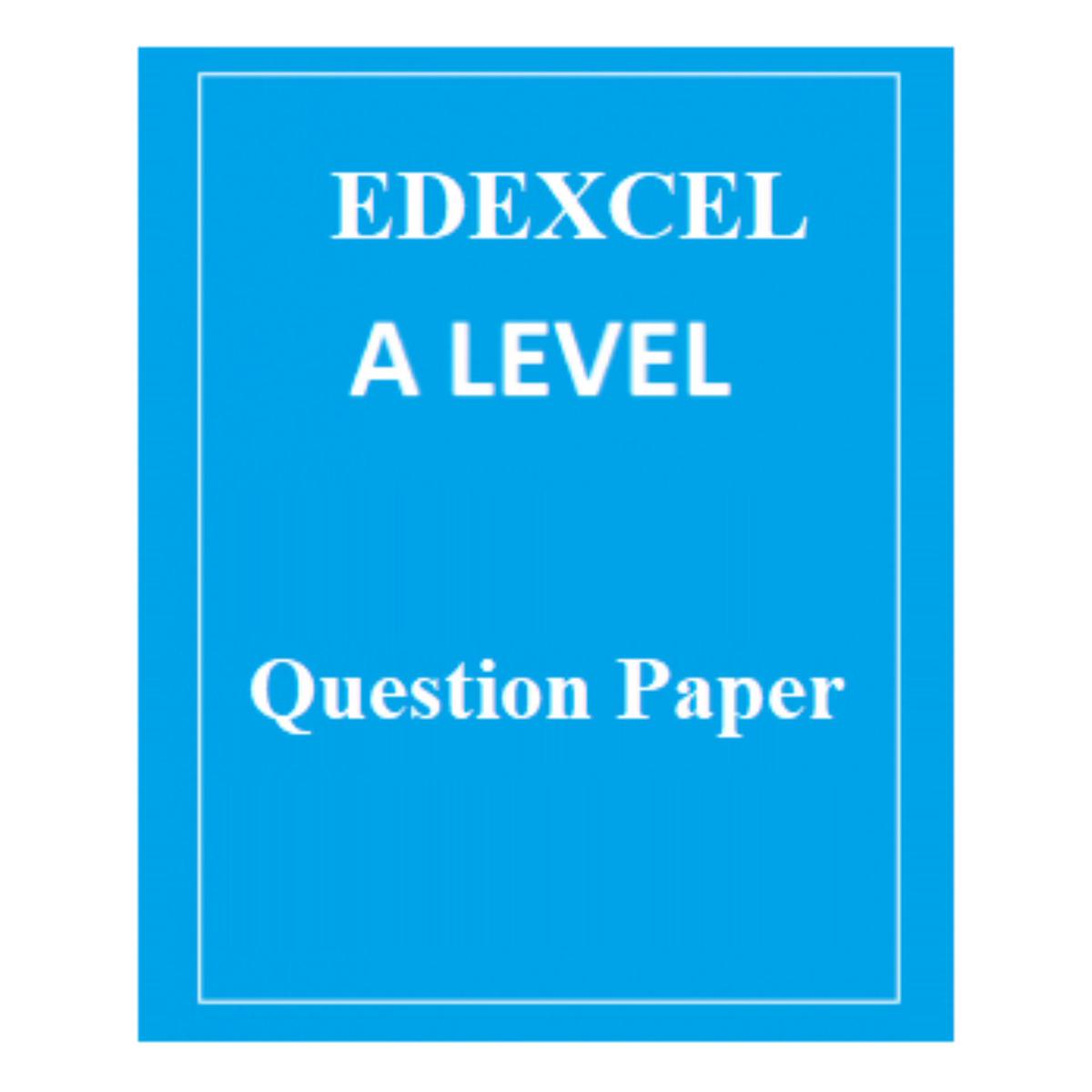Edexcel IAL Physics Unit 1 Question Paper