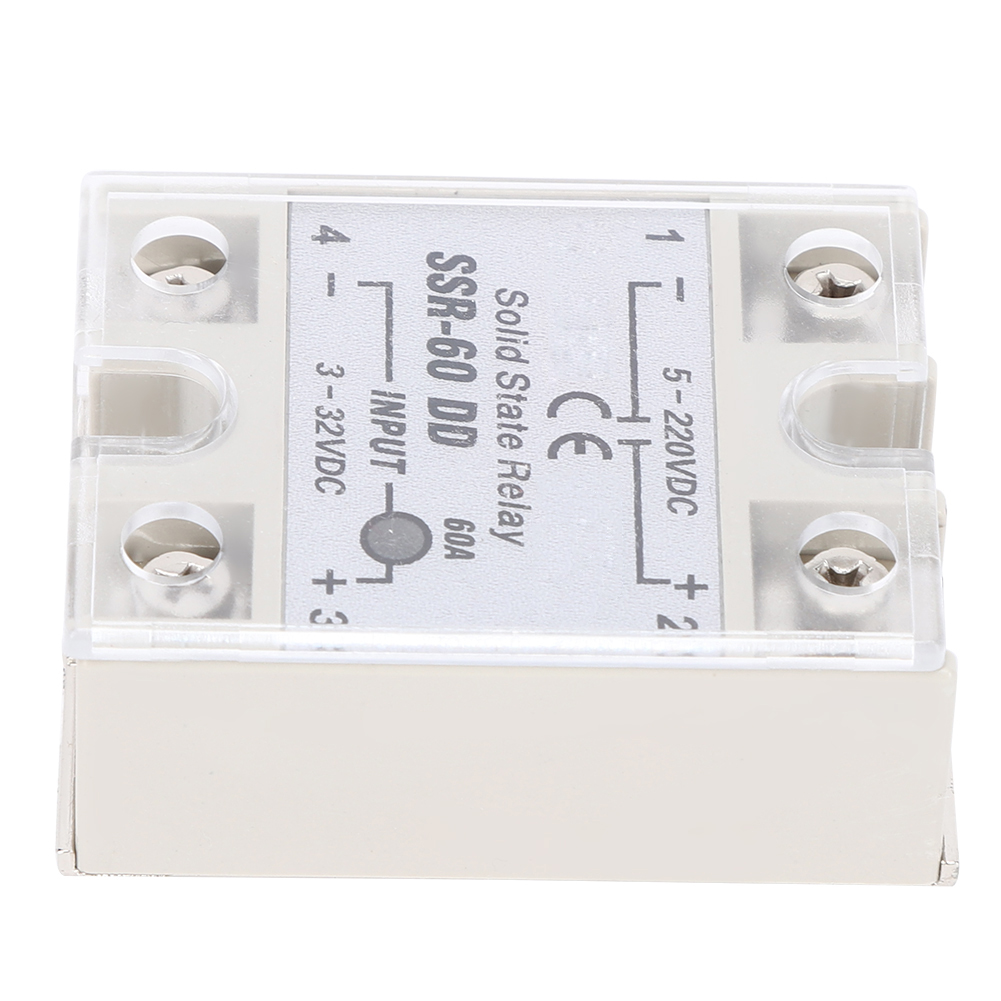 DC-DC Solid State Relay Fast heat dissipation Load Current 60A Installation Bolted for Signal light Industrial field. 