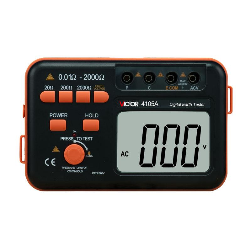 VICTOR 4105A Earth Grounded Resistance Tester Meter Model:  4105A - Kings Trading