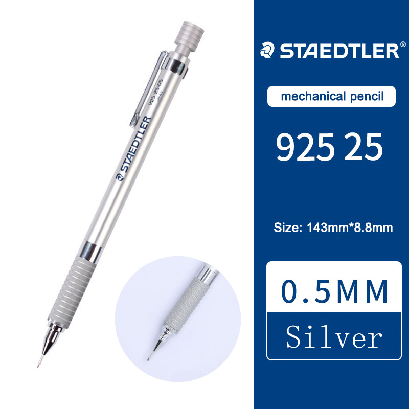 Staedtler Mechanical Pencil 925 25 | 35 Student Drawing 0.3 | 0.5 | 0.7 | 0.9 | 2.0mm Low Center of Gravity Is Not Easy To Break Amour zii. 