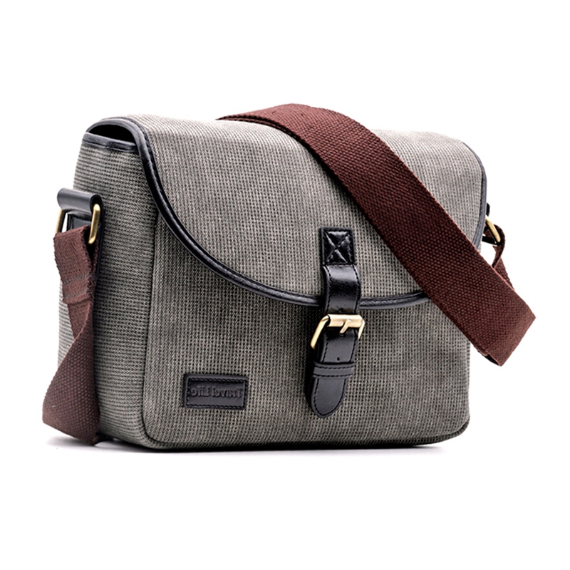 Retro Photo Camera Bag Case Cover For Canon EOS 200D 77D 7D 80D 800D 1300D 6D 70D 760D 750D 700D 600D 100D 1200D 1100D SX540(Gray). 