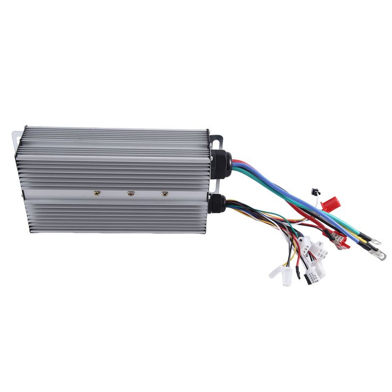 Intelligent Brushless Controller 48V-84V 3000W E-Bike Brushless Motor Controller 24Tube for Electric Bicycle Scooter Easy to Use. 