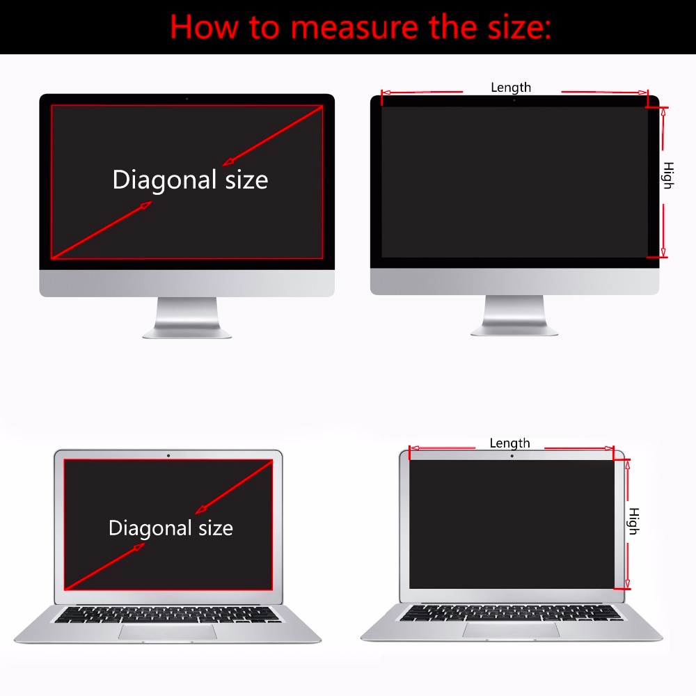 15.4 inch 16:10 33.2cm*20.7cm Screen Protector Laptop Privacy Computer Monitor Protective Film Notebook Computers Privacy Filter. 