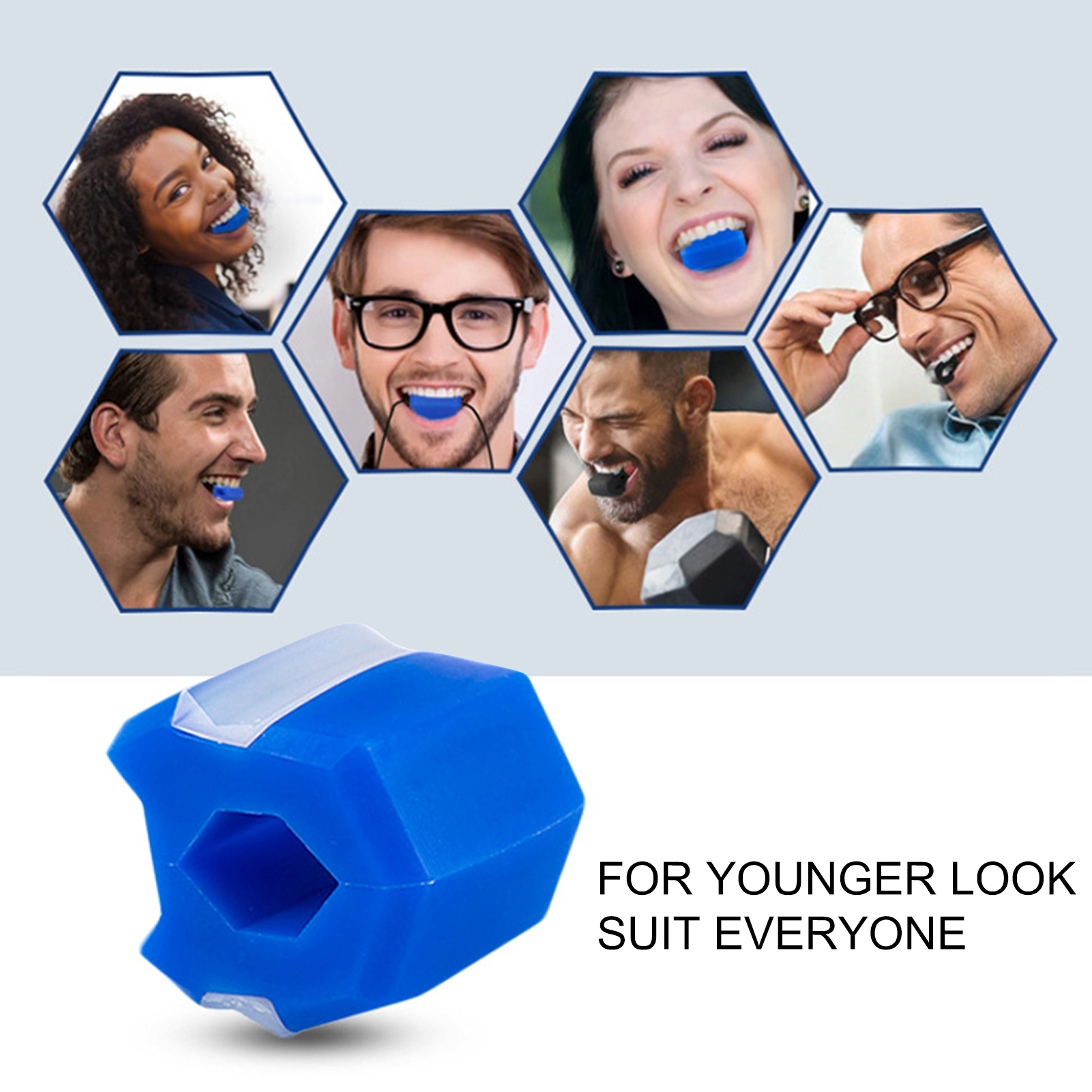 Sixth-generation Jawline Exerciser Mouth Chew Bite for Body Training. 