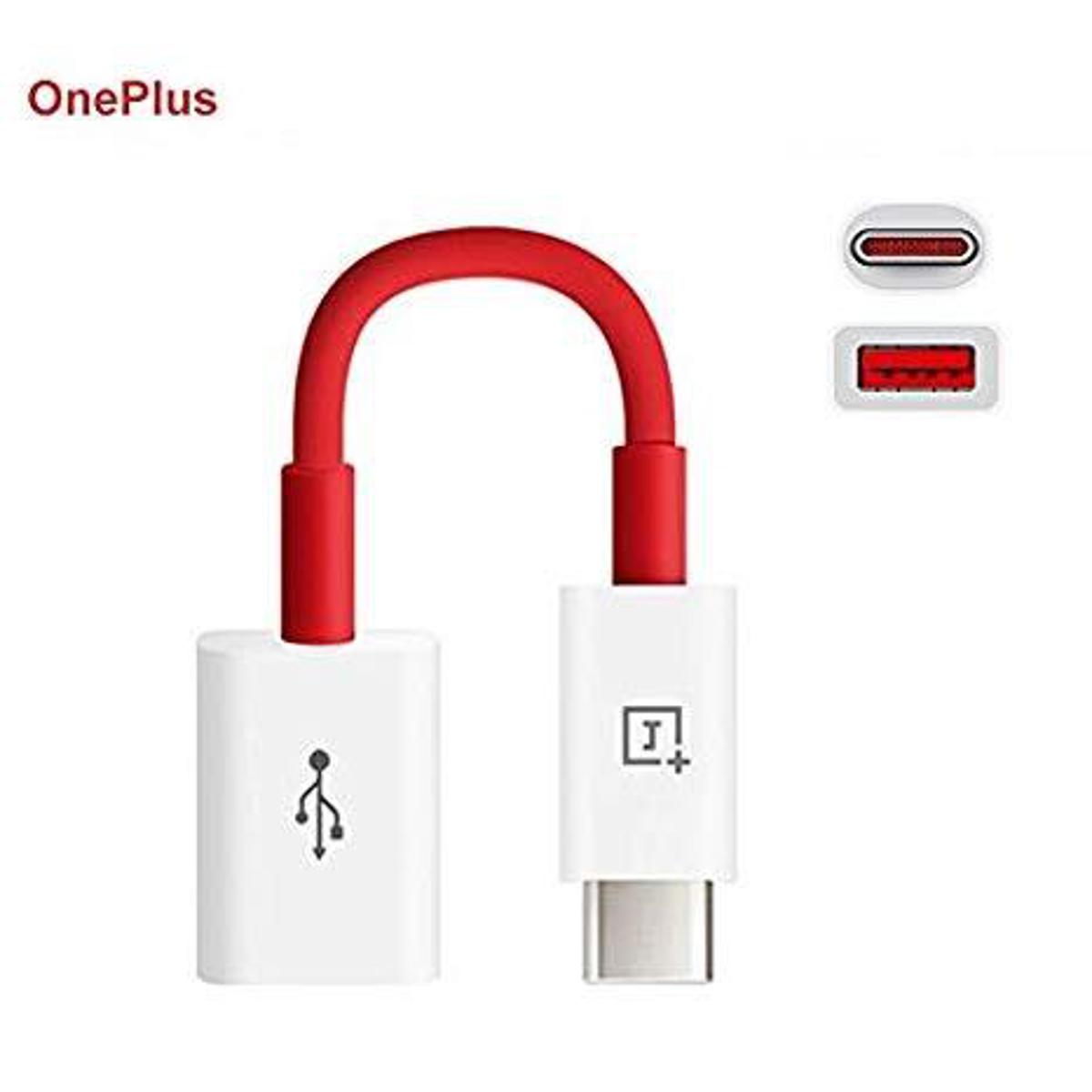 OnePlus 7 Pro, 6T 6 5T 5 3T OTG Cable Converter USB Type-C OTG Adapter Support Pen Drive U Disk Mouse Game Handle