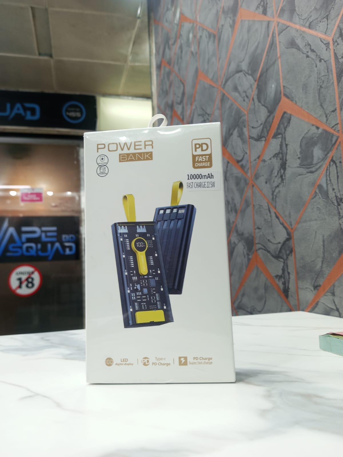 Portable Power Bank 10000mAh Fast Charging Charger Powerbank