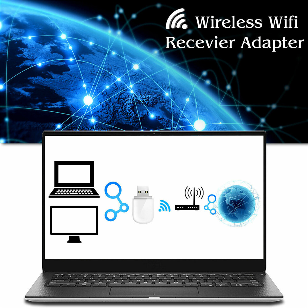 Yfashion Dual Band USB is a Wireless WIFI Adapter 600m Ezcast USB Bluetooth 5G Double Frequency.. 