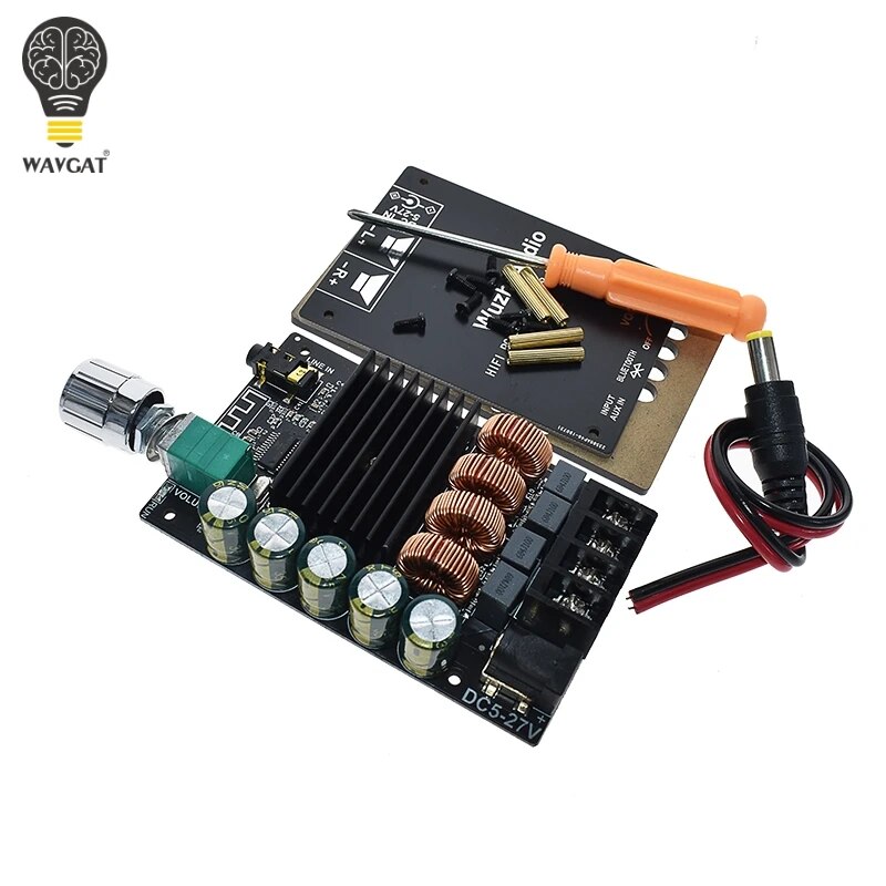 【Daily Necessities For Anyone Store】ZK-1002 HIFI 100WX2 TPA3116 Bluetooth 5.0 High Amplifier Board AMP Amplificador Home Theater. 