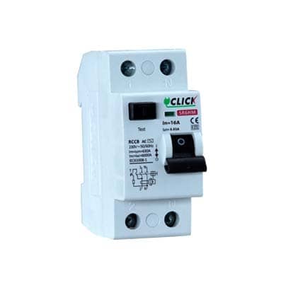 Click RCCB circuit breaker 16A,32A,63A