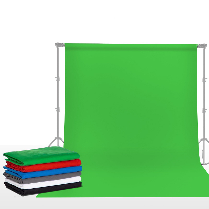 ey background curtain chroma key photographic background smooth muslin cotton green screen cromak for photo studio video white black