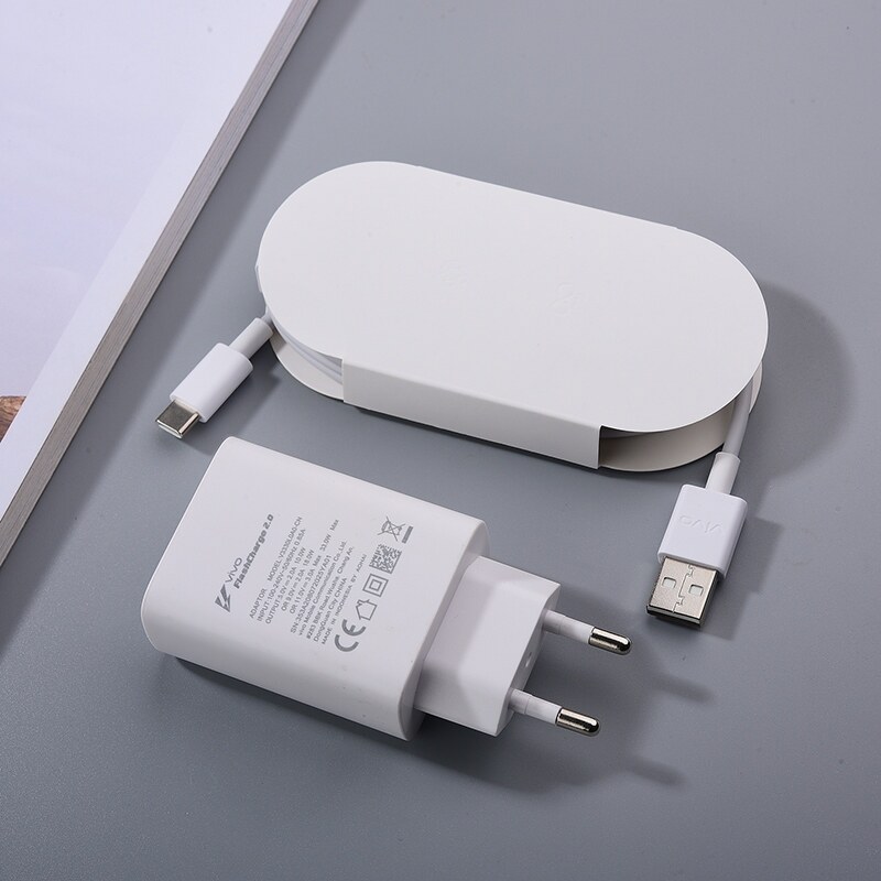 IQOO VIVO 66W Charger Flash Charge Power Wall Adapter Type C Cable For vivo X70 X60 X50 X30 V27 Pro S12 S15 S16 e IQOO Neo 5. 
