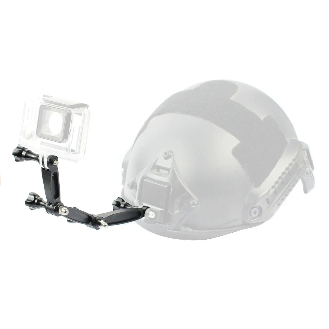 Adapter Extension Arm for Gopro Camera Helmet Mount Bracket Sports Cameras Selfie Stick Photo Shooting Connect Pivot Pole. 