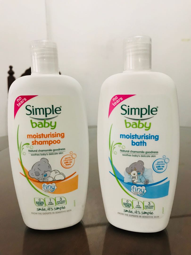 simple baby bath wash