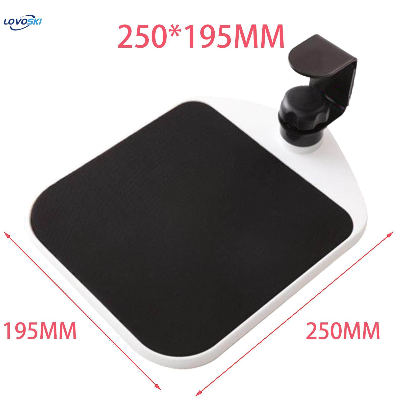 Adjustable Mouse Platform Clamp On Under Desk Mouse Extender Tray 360 Rotatable Computer Mouse Pad. 