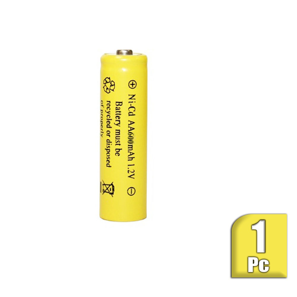 Ni cd aa 600mah 1 2v rechargeable battery 1pc daraz bd